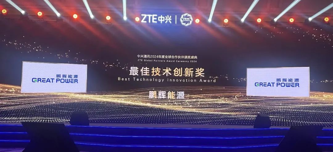 鵬輝能源榮獲中興通訊“最佳技術(shù)創(chuàng)新獎(jiǎng)” | 技術(shù)驅(qū)動(dòng)，聚焦客戶價(jià)值